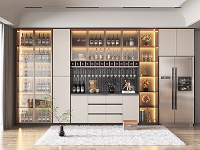 Modern Wine Cabinet model