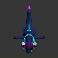 Playful Otter Character With Neon Headphones And Colorful Body Design