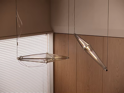 Modern Bauhaus Chandelier 3d model