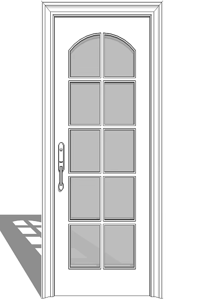 Jane O swing door 3d model Jane O swing door 3d model