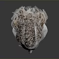 Woman With Intricate Braided Hair 3D Model Head Hairstyle Design