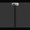Hardware Tools Bicycle Saddle with Black Seat Post White Red Fizik Brand Durable Design