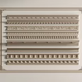 Decorative Gypsum Cornice With Various Patterns And Designs For Interior Decoration 3d model