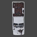 The destroyed pickup 3d model