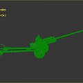 laser tower turret turntable sci-fi tower defense game tower defense sci-fi turret game turret game turret 3d model