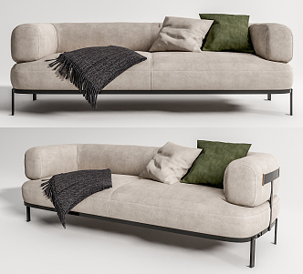 Modern Multiplayer Sofa 3d model