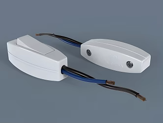 Old-fashioned switch 3d model