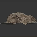Natural Stone Specimen Featuring Rough Surface Intricate Hole Structure And Textural Details 3d model