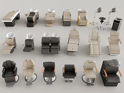 Modern Leisure Chairs With Various Styles Colors And Comfortable Designs For Home Use 3d model