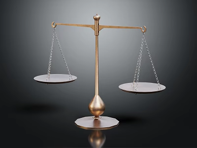 Modern Scale Balance 3d model