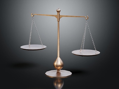 Modern Scale Balance 3d model