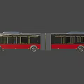 Red And Black 42 International Line Bus Connects People In City Transport