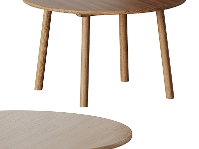 Table Dining Table Solid Wood Table 3d model