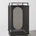 New Chinese Style Table Lamp Floor Lamp Combination 3d model