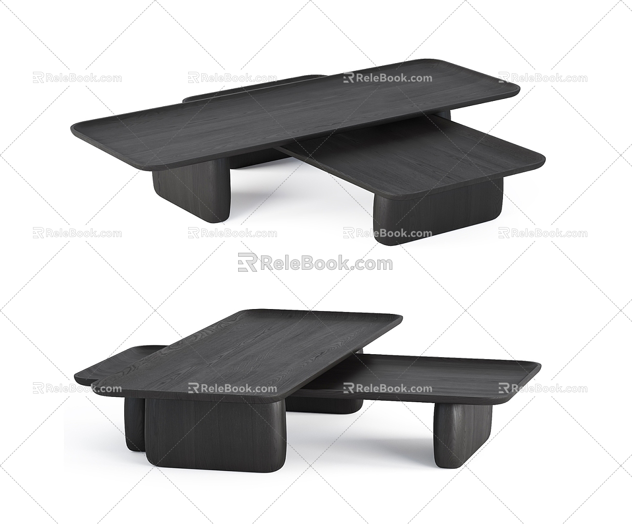 Rochebobois combination coffee table 3d model