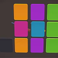 Cartoon Weapon Icons On Colorful Cards With Various Gun Types And Star Ratings