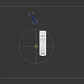 DUNE TV Remote Control With Blue Function Buttons HDMI Input Menu And Subtitle Audio