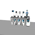 Modern Robot Service Robot Home Robot Intelligent Robot Navigation Robot Shopping Guide Robot 3d model