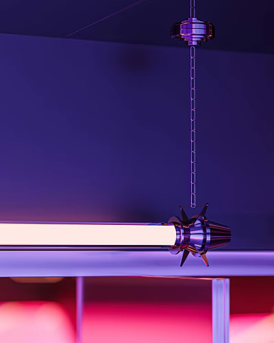 Modern chandelier 3d model