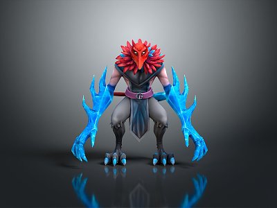 Monster Warrior Alien Monster Alien Monster 3d model