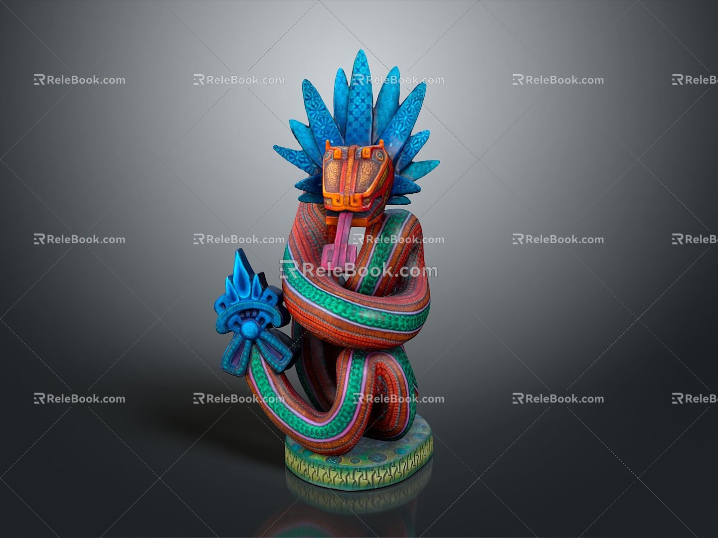 Ruins Relics Maya Ruins Maya Totem Totem Tribal Totem Ancient Ruins Ancient Cultural Relics 3d model