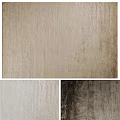 Square Rug With Textured Surface In Neutral Beige White And Dark Gray Tones