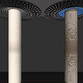 Modern Column Shaped Column 3d model