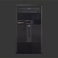 Modern chassis Old-fashioned computer high-end chassis 3d model