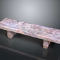 Wooden Bench With Natural Texture And Sturdy Legs For Home Furniture