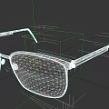 White Metal Frame Glasses With Sleek Design And Clear Lenses