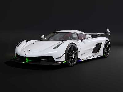 Koenigseg JESKO251 Super sports car 3d model