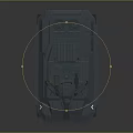 Modern Armored Military Tank With Tracked Chassis Turret Weapon System And Communication Antenna