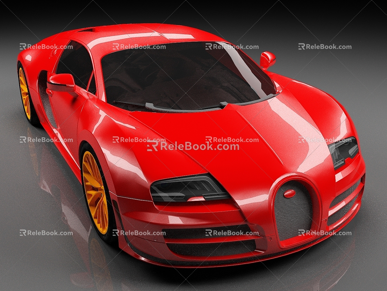 Bugatti Veyron Super sports car Car Racing Luxury Car 3d model