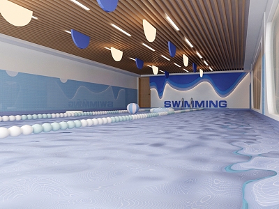 modern swimming pool sub-swimming pool model