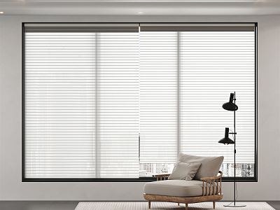 Modern Venetian Blinds Transparent Curtain model