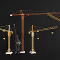 Public Infrastructure Construction Cranes With Modern Design And Various Models