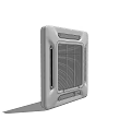 Air Conditioner Outlet Square Modern Design With Grille For Home Interior Use