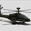 Military Attack Helicopter With Rotor System Armed Missiles And Cockpit Design