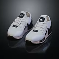 White Adidas Sneakers With Modern Design And Black Accents For Casual Sporty Look