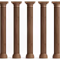 Middle Ancient Roman Column European Column 3d model