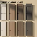 TPHUAXIANG 9527 Hinged Doors Display With Various Colors And Wood Grain Finishes