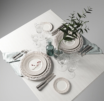 Tableware 3d model