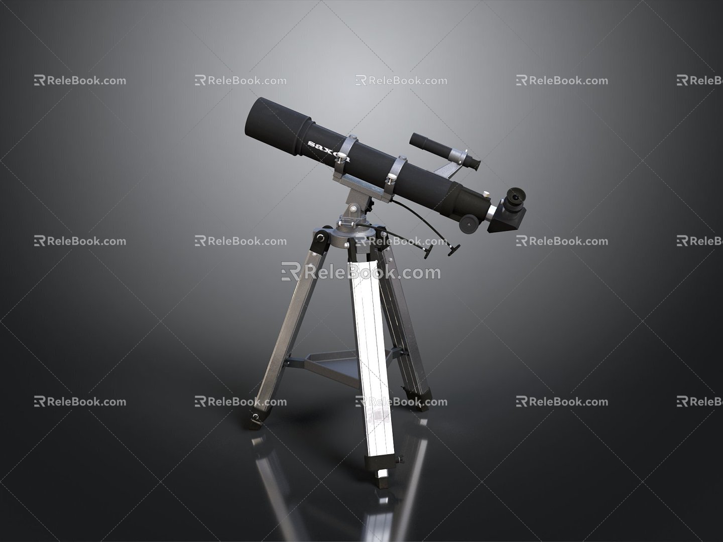 astronomical telescope space telescope telescope observation equipment physical equipment binoculars 3d model