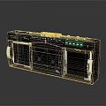 Philips Vintage Boombox Radio With Black Design Control Panel And Speakers