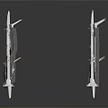 Gray Brown Vertical Building Blocks For Scene Construction With Structural Patterns