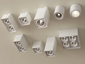 Modern Downlight Spotlight Embedded Downlight Spotlight Steering Downlight Spotlight Linear Spotlight 3d model