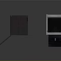 Open Door Computer Server Rack With Internal Equipment And Data Storage Components