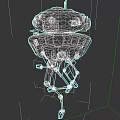 Advanced Industrial Equipment With Multi Legged Support And Circular Top Structure