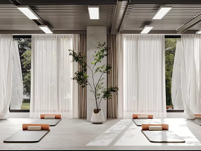 Yoga Room 3d model