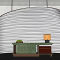 CCD Reception Desk Front Desk 3d model